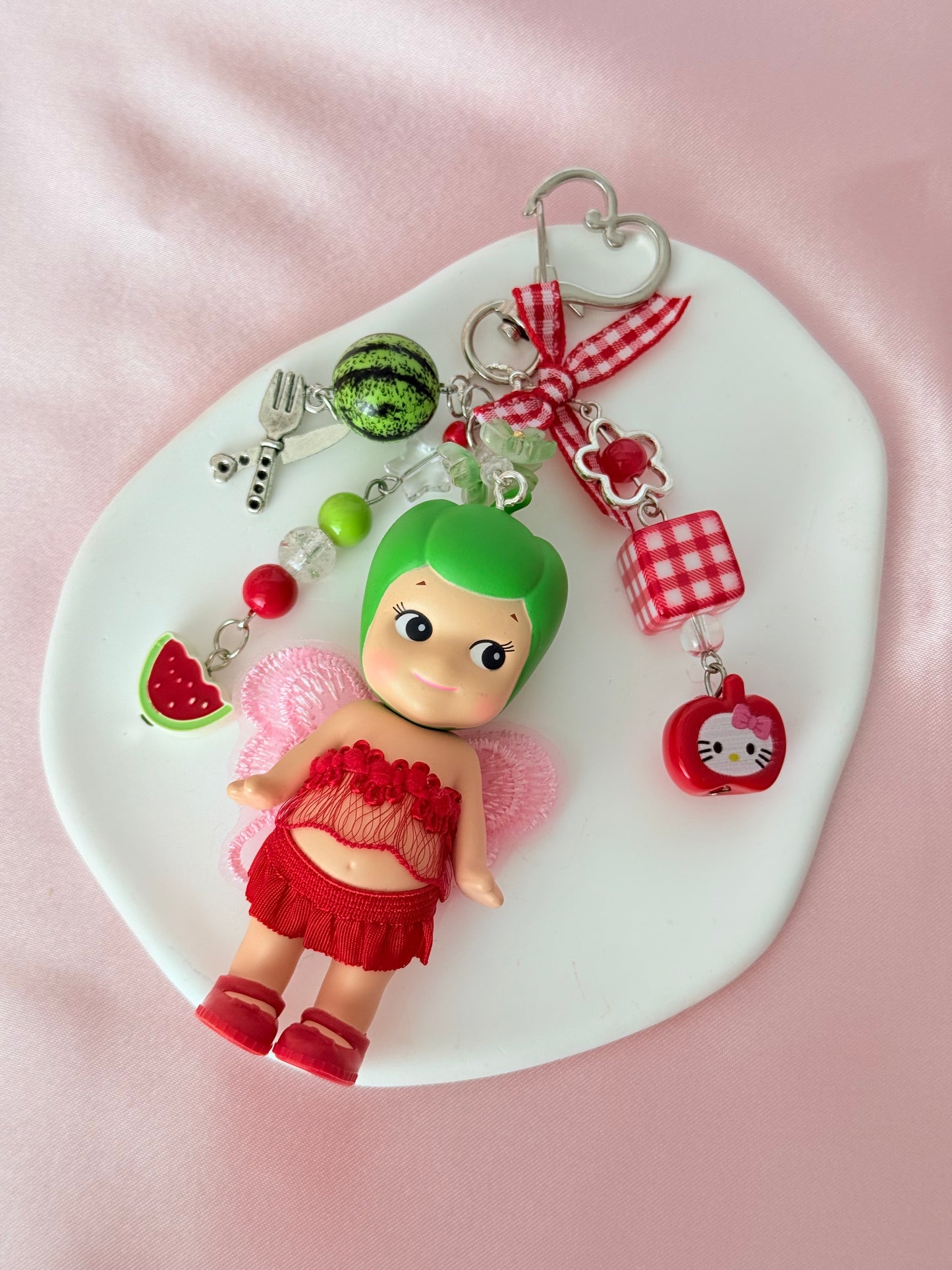 MSonny Angel- Veggie Series - Keychain- Green- Authentic