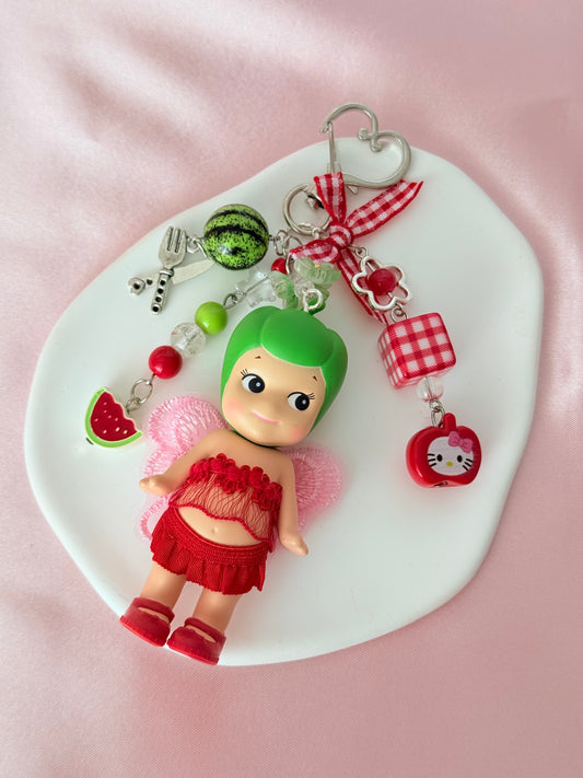 MSonny Angel- Veggie Series - Keychain- Green- Authentic