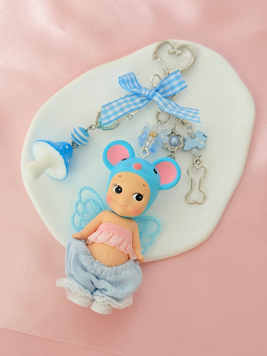 Sonny Angel- Animal Series Ver.2 - Keychain- Mouse- Authentic