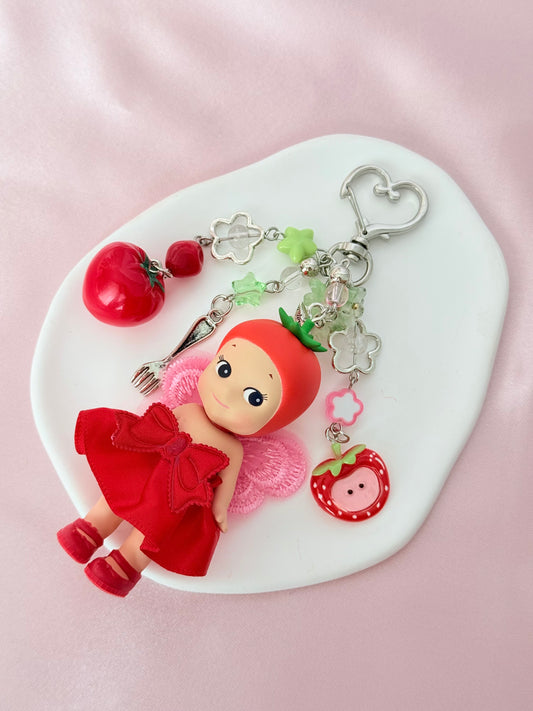 Sonny Angel- Veggie Series - Keychain- Tomato- Authentic