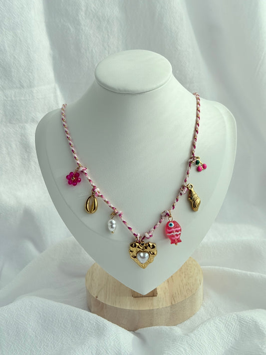 Sweet Ocean Heart Necklace