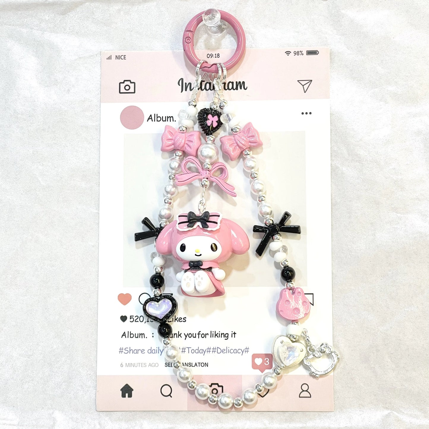 Authentic Sanrio characters - My Melody - Keychain