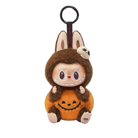 POP MART The Monsters LABUBU Happy Halloween Party Series - Sitting Pumpkin  (Exclusive) Pendant