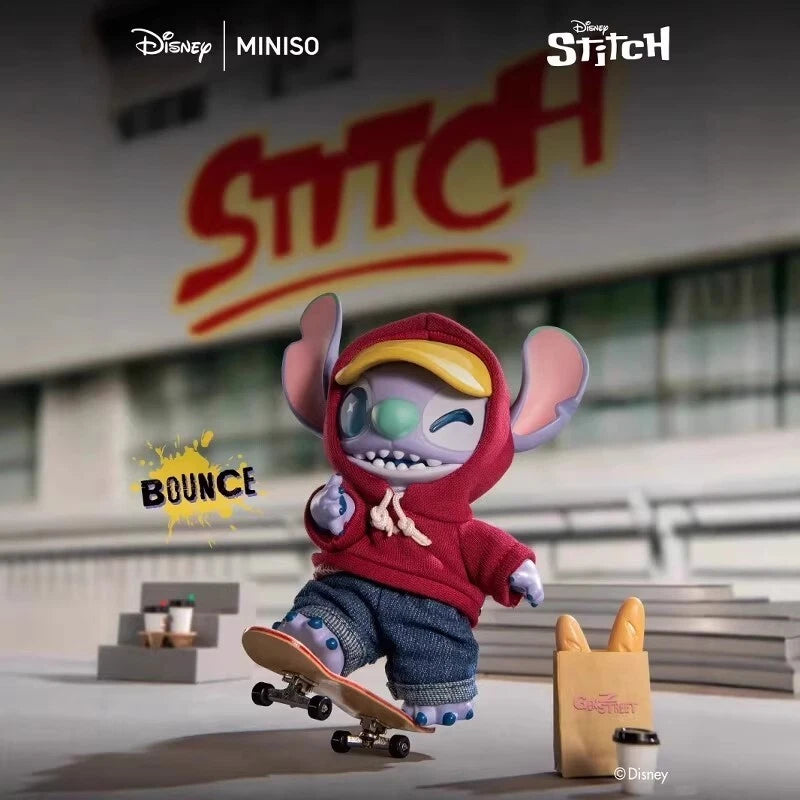 Disney -Stitch Blind Box GenZ Street Series- Vinyl Plush Doll Pendant