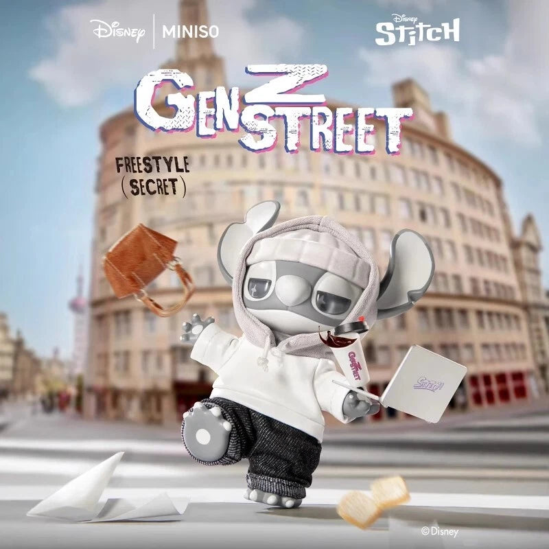 Disney -Stitch Blind Box GenZ Street Series- Vinyl Plush Doll Pendant