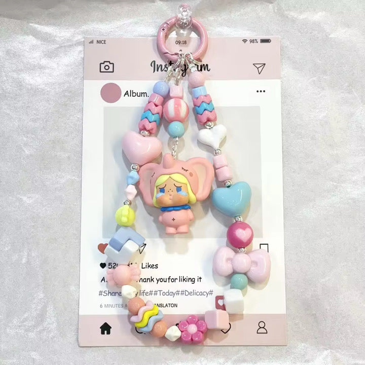 POP MART -Pop Bean Crybaby The Elephant - keychain ( limited edition)
