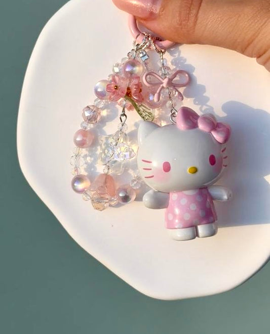 Rare Hello Kitty- Keychain - Authentic