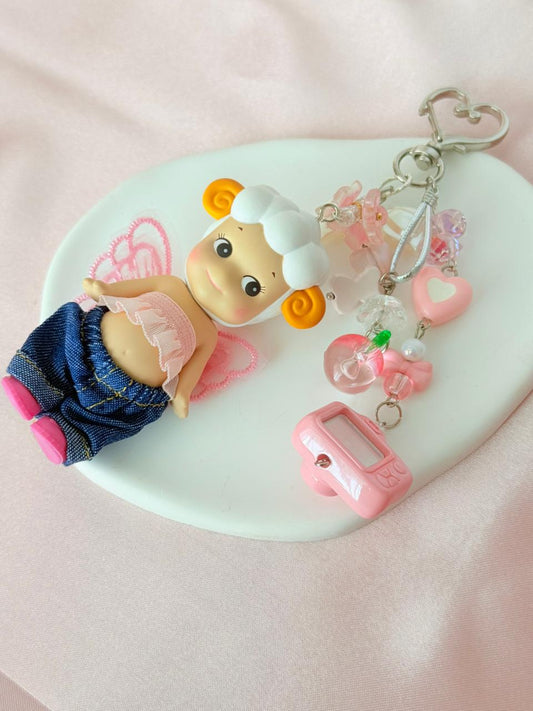 Sonny Angel- Animal Series Ver. 2- Keychain - Sheep- Authentic