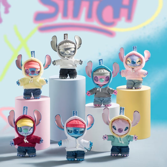Disney -Stitch Blind Box GenZ Street Series-  Pendant-   (Whole Set )