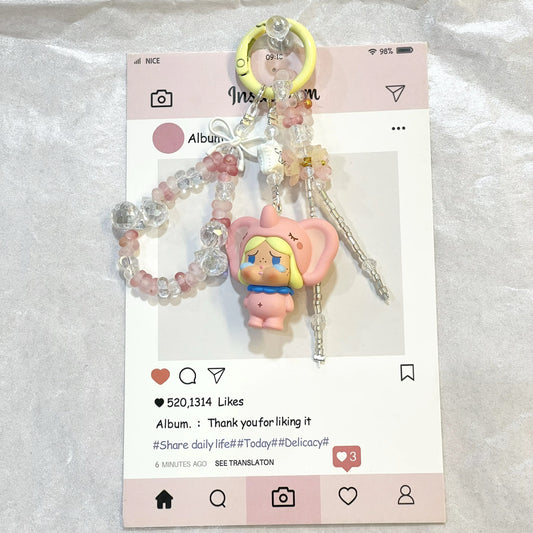 POP MART -Pop Bean Crybaby The Elephant - keychain ( limited edition)