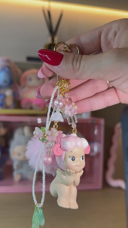 Hanmade Sonny Angel Cherry Blossom - Series Hanami Keychain